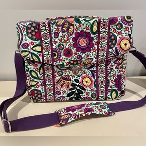 Vera Bradley Cross Body Laptop Bag